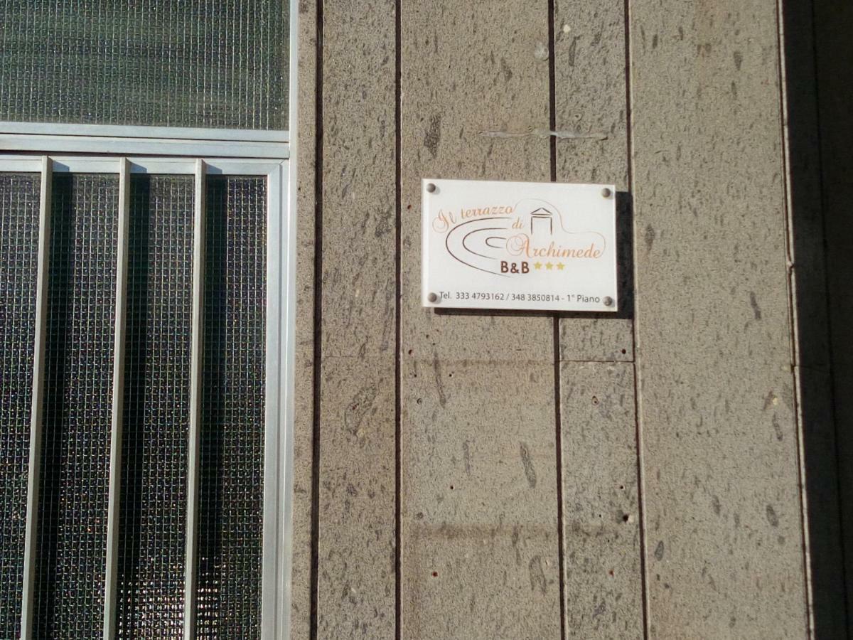 Affittacamere Il Terrazzo Di Archimede Syracuse Eksteriør billede